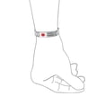 thumbnail image 3 of Bling Jewelry Mens Medical ID Bracelet for Men Steel Link 8.5in Identification Band, 3 of 4