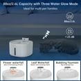 thumbnail image 5 of Automatic Cat Water Fountain, 89oz/ 2.6L Pet Drinking Fountain with Motion Sensor – Wireless & Rechargeable, 3 Modes, w/ 3 Filters & Water Level Window, 5 of 7
