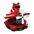 thumbnail image 3 of Difusor solar giratorio para coche, modelo de avión, adorno de aceite esencial Perro de color rojo, 3 of 9