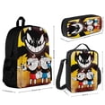 thumbnail image 2 of The Cuphead Show 3Pcs Backpacks Sets with Lunch Bag And Pencil Case for Work Office Travel, 2 of 6