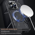 thumbnail image 5 of TECH CIRCLE Rugged Case for iPhone 14 Pro Max - Shockproof Hard Plastic Phone Case [Compatible with MagSafe] Scratch Resistant Protective Cover, Blue, 5 of 8