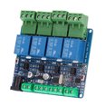 thumbnail image 1 of Professional Relay Output Board, Accurate Easy To Install Stable Contact Convenient 4-Channel Relay Module  For RS485/TTL Communication, 1 of 8