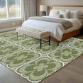 thumbnail image 4 of 6'x9' Area Rugs, Sage Green Boho Indoor Outdoor Area Rug for Living Room Bedroom, Farmhouse Chic Abstract Patterned Washable Bathroom Rugs Kitchen Floor Carpet Mats Home Decor Aesthetic, 4 of 8