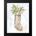 thumbnail image 2 of Talent, Kelley 14x18 Black Modern Framed Museum Art Print Titled - Christmas Knitted Stocking, 2 of 5