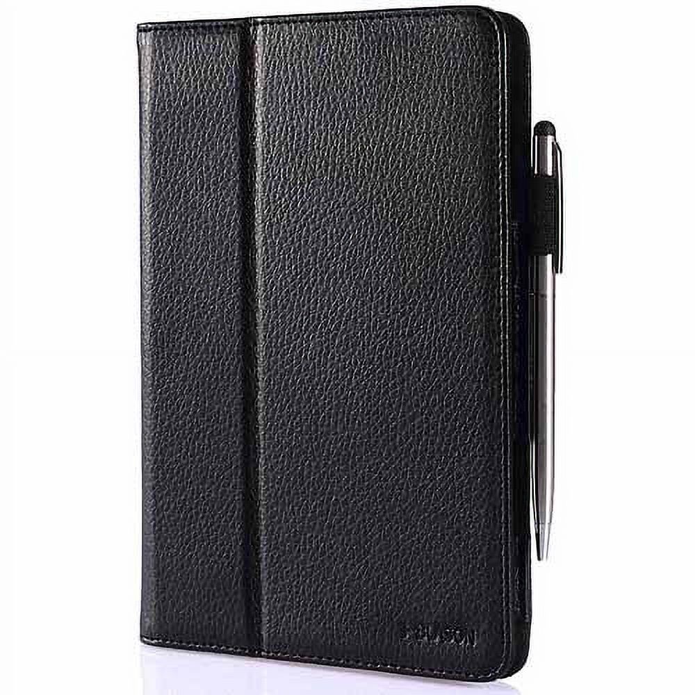 i-Blason Slim Book - Flip cover for tablet - synthetic leather - black - image 5 of 6