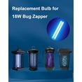 thumbnail image 3 of PYYNA-2G11 18W Bug Zapper Replacement Bulb, H-Shaped 18W Light Bulb for Indoor Outdoor Mosquito Zapper, Dimensions: 8.9 x 1.70 x 0.9 in, 3 of 4