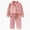 Pink, variant on Home Pajama Set, Short Sleeve, Long Pants, Snug Fit Baby and Kid Pajamas Loungewear Homewear for 0 6 12 18 24 M 1t 2t 3t 4t 5t 6t Pajamas Dailywear Set,12-18 Months