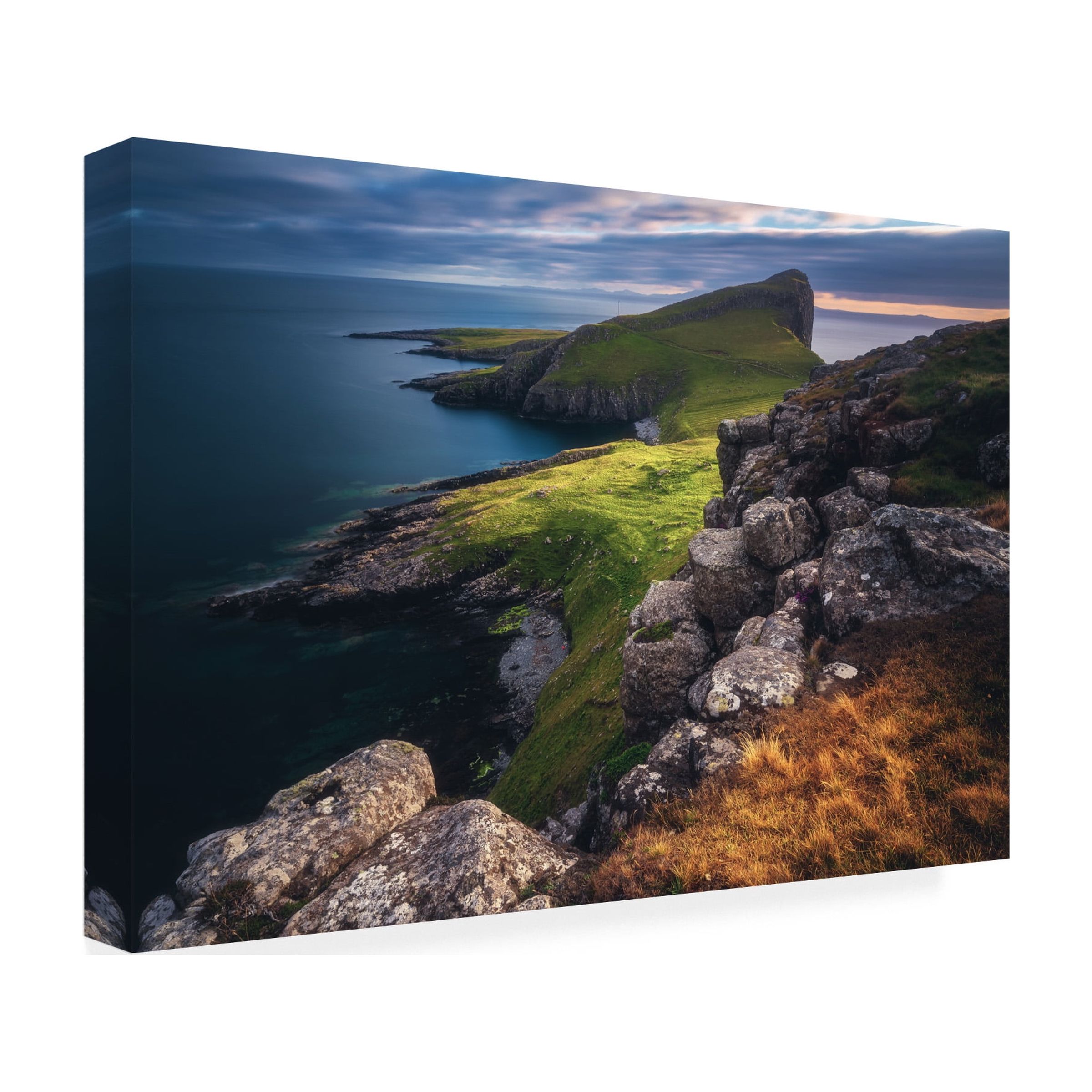 Jean Claude Castor 'Scotland - Neist Point' Canvas Art