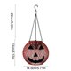 thumbnail image 3 of Linterna Colgante de Calabaza Solar para Halloween | Decoración Exterior de Hierro Resistente Al Agua | Lámpara Portátil de Metal Rojo para Jardín, Porche y Árbol | Decoración Reutilizable para Fiest, 3 of 6
