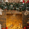 thumbnail image 2 of Champagne Gold Glitter Rhinestone Plastic Bows with Tie for Christmas Wreath Gift Wrapping Party Decor, 2 of 5