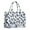 White And Blue-2, variant on Large Capacity Tote Bag,White and Black Of Leopard Print Handbag Fashion Luxury Tote Bag,15.7"x13"x 5.1" Inches,Laptop Compatible