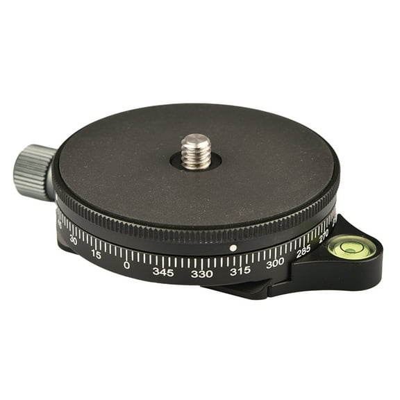 COOLHOOD LP-60 Camera Panoramic Panning Base with Arca-swiss Type Plate with Bubble