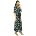 thumbnail image 4 of Bimba Women Long Polyester Kaftan Night Wear Classic Caftan Beach Coverup Dress, 4 of 5