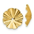 thumbnail image 3 of 14K Yellow Gold Polished Fancy Earring Jackets, 3 of 5