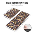 thumbnail image 2 of Sikiie Skull gold flower Kitchen Mat 2 PCS Cushioned Kitchen Rug, Waterproof Non-Slip Kitchen Mats for Kitchen, Floor Home, Sink, Laundry, 2 of 6