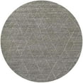 thumbnail image 1 of Ahgly Company Machine Washable Indoor Round Industrial Modern Carbon Gray Area Rugs, 3' Round, 1 of 7
