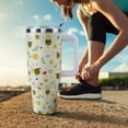 thumbnail image 6 of 40 oz Bee Tumbler with Handle and Straw, Travel Mug Water Bottle, Stainless Steel Insulated Cup with Lid and Straw, Birthday Christmas Gifts, 6 of 6