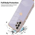 thumbnail image 3 of Compatible with Samsung Galaxy A52 Case Love Heart Plating Electroplate Luxury Elegant Case Camera Protector Soft TPU Shockproof Protective Corner Back Cover Galaxy A52 Case -Purple, 3 of 10