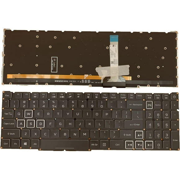 Laptop Replacement US Layout RGB Colorful Backlight Keyboard for Acer Nitro 5 AN515-57 AN515-45 Predator Helios 300