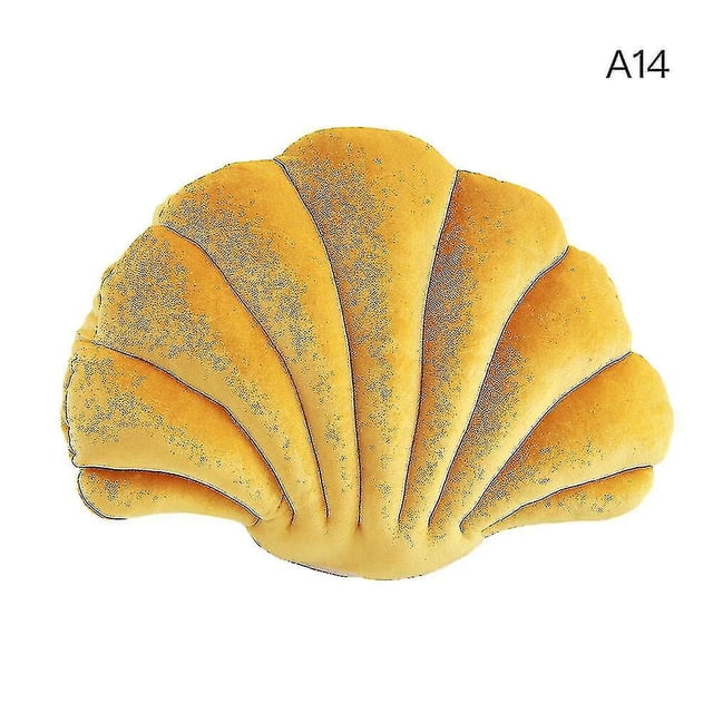 Luxury Shell Stuffed Pillow Velvet Pillow Sea Shell Household Decoration Bed Sofa Cushion