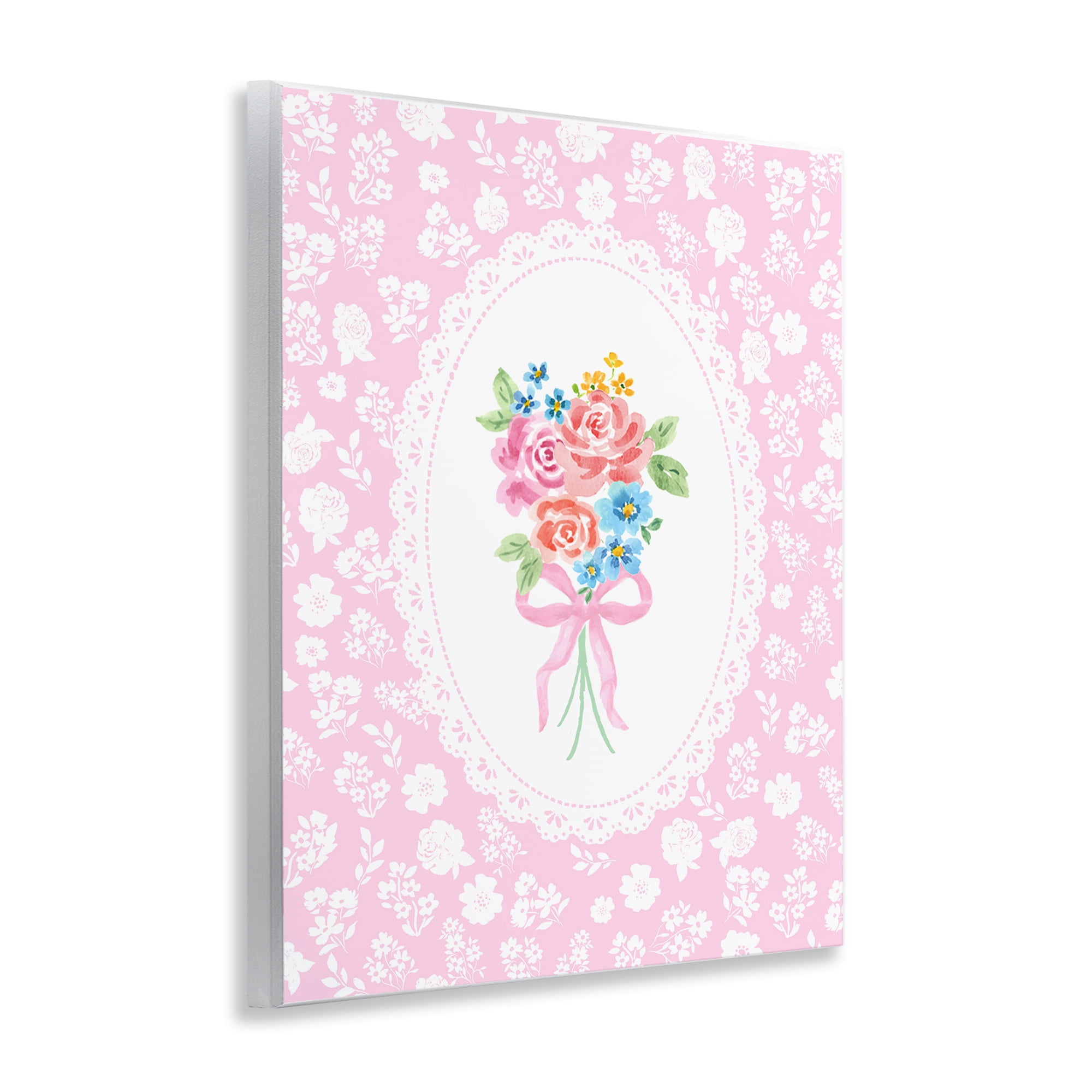 Stupell Industries Pink Feminine Bouquet Wall Plaque Art, design by Corinne Haig