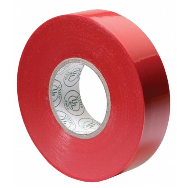 TapesSupply 1 Roll Red Electrical Vinyl PVC Tape 2 x 66 ft - Maringas Gás e Energia Verde