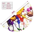 thumbnail image 2 of Lsque Pikmin Print Christmas Tree Skirt, Tree Skirt with Ties or Velcro, Perfect for Holiday Decorations, Halloween, and New Year-48", 2 of 7