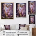 thumbnail image 4 of Designart "Mythical Mauve Lyre Legends II" Music Wall Art Prints, 4 of 7