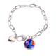 thumbnail image 1 of El Festival de Hurley está rodeado de fuego. Pulsera de cadena de corazón joyería encanto moda, 1 of 3