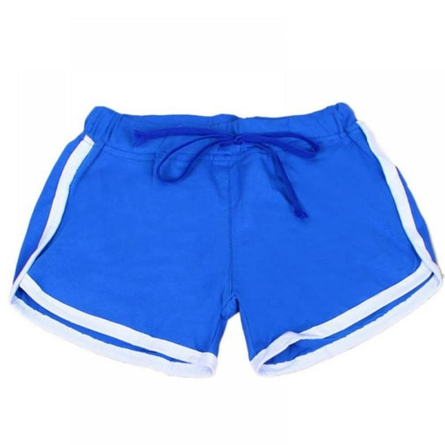 MesaSe 1PCS Fast Drying Drawstring Women Shorts Casual Color Block Elastic Waist Short Pants