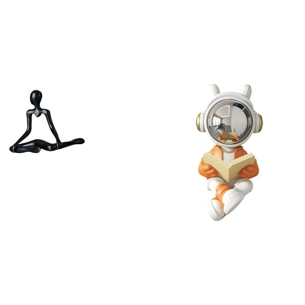Figura Decorativa De Astronauta Pensador Creativo, Escultura Abstracta, Adorno De Escritorio único Para La Entrada, Dormitorio, Chimenea, Mesa, Centro De Mesa, Regalo De Inauguración De La