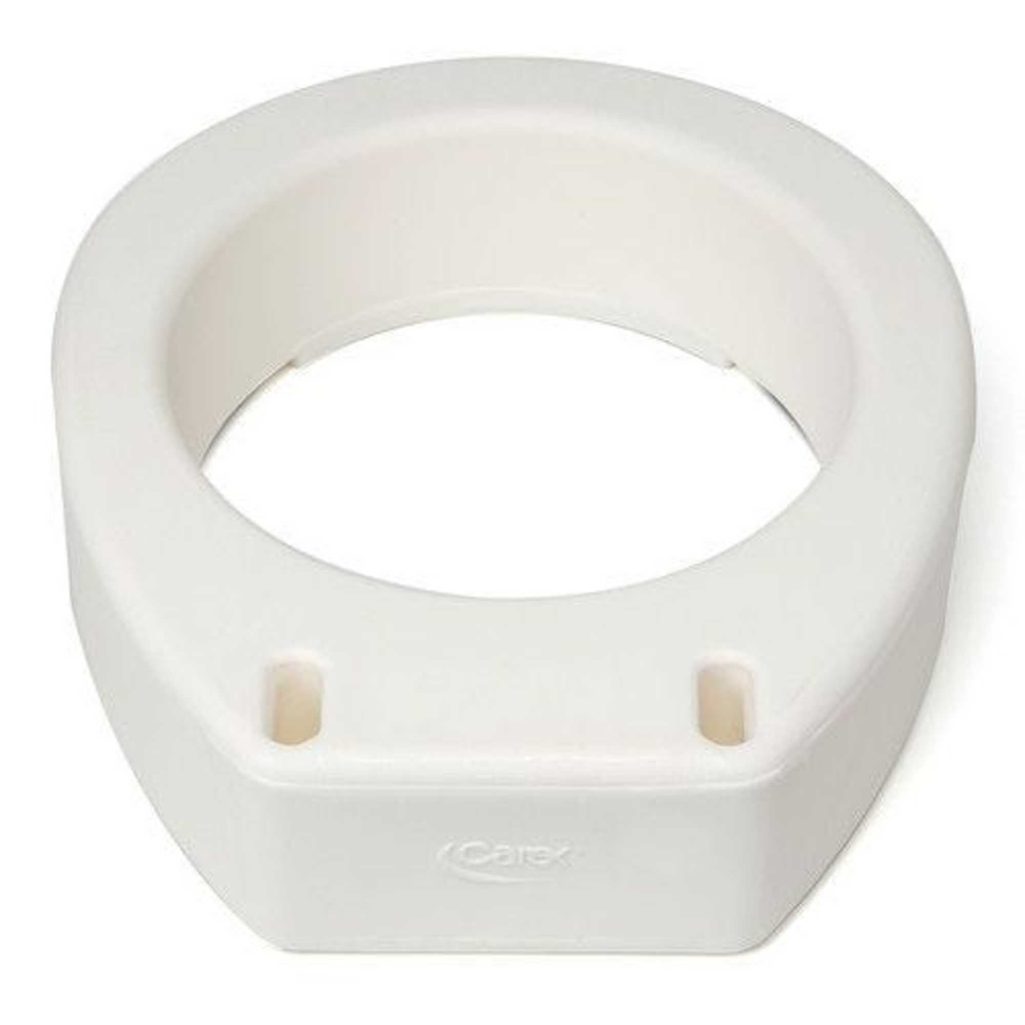 Carex Toilet Seat Elevator 3.5", Elongated White