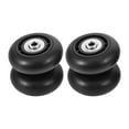 thumbnail image 1 of RUNROTOO 4 Pcs Roue Ronde Noire pour Valise Universelle pour Voyage et Transit 2.16x2.16x0.79 Po, 1 of 8