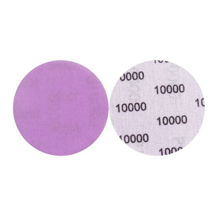 

3In 75mm Alumina Sandpaper Hook Loop Sanding Discs Polishing Gringding 60-10000#