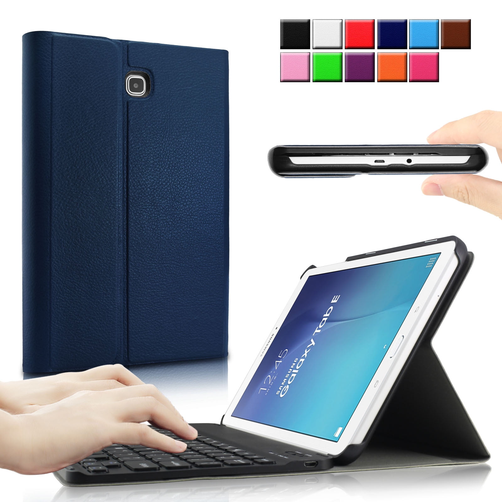 Infiland Shell Cover Case with Detachable Wireless Bluetooth Keyboard
