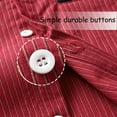 thumbnail image 5 of Toddler Baby Boy Clothes Suit Gentleman Wedding Party Outfits, Kids Formal Short Sleeve Striped Shirt+Bow Tie+Suspender Shorts, 9M-9T, 5 of 8