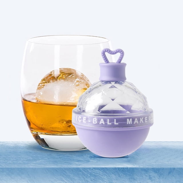 Ynlkorvg Ice Cube Mold Summer Creative Light Bulbs Ice Molds Ice Ball Maker Molds Light Bulbs Ice Molds 2.5 In Sphere Ice Cube Mold Sphere Ice Ball Maker Mold Silicone Round Ice Cube Mold