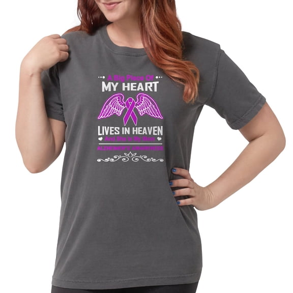 CafePress - Alzheimer's Awareness My Mom Lives In He T Shirt - Womens Comfort Colors® Shirt