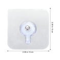 thumbnail image 3 of 10pcs Punch-free Non-marking Screw Stickers Wall Picture Hook Invisible Traceless Hardwall Drywall Picture Hanging Kit for Picture Photo Frame Hanging (6*6cm Thick Sticker Exposed 10mm), 3 of 9