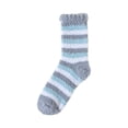 thumbnail image 4 of Soft Fuzzy Striped Crew Socks for Unisex,Warm Fleece Lined Cozy Socks for Indoor Winter and Sleep Wear Gray, 4 of 4