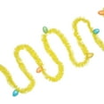thumbnail image 2 of Northlight 25' x 1.25" Unlit Yellow Glittered Easter Egg Spring Tinsel Garland, 2 of 6