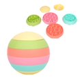 thumbnail image 1 of Bola Sensorial, Rompecabezas, Juegos De Escritorio, Juguete De Burbujas Para Apretar De Silicona, Juguete De Descompresión Para Regalo Para Niños Y Adultos Moyic FN006206-00, 1 of 6