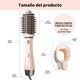 thumbnail image 3 of Cepillo Alaciador/rizador Bloosom Y Secador De 4 En 1 Rosa, 3 of 4