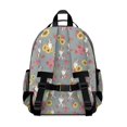 thumbnail image 3 of Australian Shepherd and Floral Cute School Backpack Bag for School with Padded Back and Adjustable Shoulder Straps 15.25"x11.5"x5.25", 3 of 5