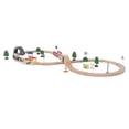 thumbnail image 1 of 2025 Track Expansion Pack with Bridge Compatibility Expandable Early Learning Wooden Toy Train Set for Kids, 1 of 5