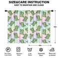 thumbnail image 2 of Blackout Kids Curtains,Cute Green Dinosaurs Gradient Pattern Childrens Insulated Curtains Set Of 2,Bedroom Essentials,Toddler Room Decor 42"x63", 2 of 5