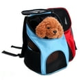 thumbnail image 1 of Flmtop Extérieur Voyage Chien Chiot Maille Respirante Poitrine Sac à Dos de Transport Rouge, 1 of 9