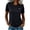 Black, variant on Womens Running Shirts Summer Crewneck Short Sleeve Basic Tee Breathable Slim Dry Fit Shirts Workout Tops Athletic Sports Tshirts, Black L