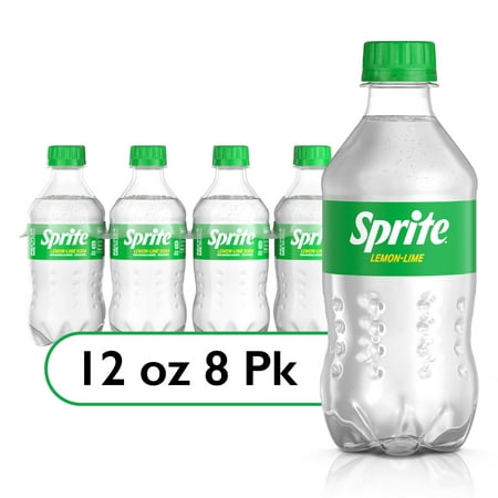 Sprite Lemon Lime Soda Pop, 12 fl oz, 8 Pack Bottles