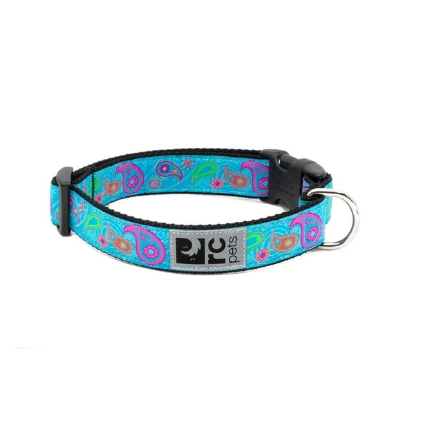 RC Pets - Collar de Clip Ajustable para Perro, 1 Pulgada, tamaño Mediano, Cachemira Tropical